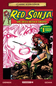 Red Sonja 2023 #12 Cover G 1 for 10 Incentive Brunner Icon