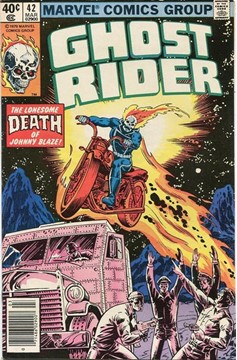 Ghost Rider #42 [Newsstand]-Near Mint (9.2 - 9.8)