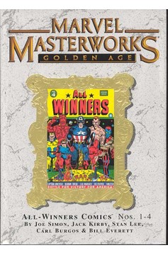 Marvel Masterworks Golden Age All Winners Hardcover Volume 1 Variant Edition