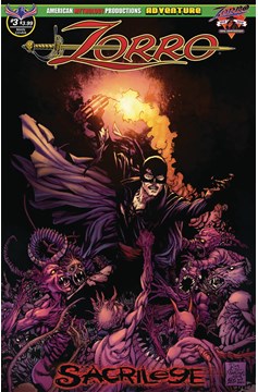 Zorro Sacrilege #3 Martinez Main Cover