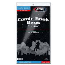 BCW Current/Modern Comic Book Bags - Thick (100 Count)