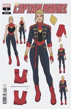 Captain Marvel #2&#160;Jen Bartel Design Variant 1 for 10 Incentive