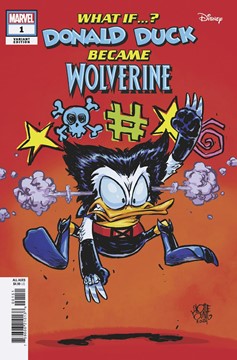 Marvel & Disney What If...? Donald Duck Became Wolverine #1 Skottie Young Variant