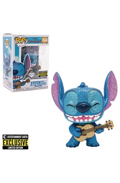 Pop Disney Lilo And Stitch Ukulele Diamond Glitter Vinyl Figure