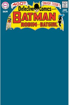 Detective Comics #400 Facsimile Edition Cover C Blank Variant