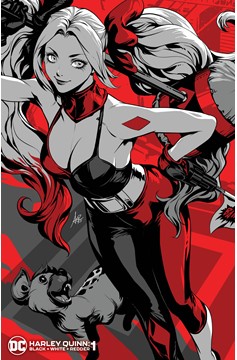 Harley Quinn Black White Redder #1 Cover B Stanley Artgerm Lau Variant (Of 6)
