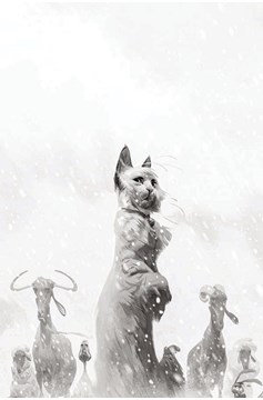 Animal Castle #4 Cover E 30 Copy Delep Black & White Winter Animals Incentive (Mature)