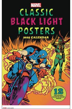 Marvel Classic Black Light 2025 Poster Cal