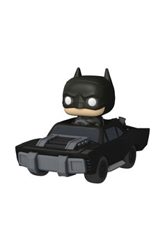 Pop Rides Supdlx The Batman Batman In Batmobile Vinyl Figure