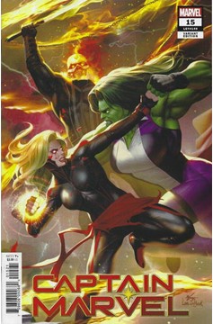 Captain Marvel #15 Inhyuk Lee Connecting Variant (2019)