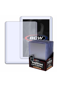 BCW Toploader Card Holder 3x4 1.5mm