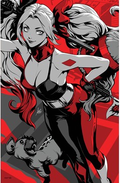 Harley Quinn Black White Redder #1 Cover F Stanley Argterm Lau Foil Variant (Of 6)