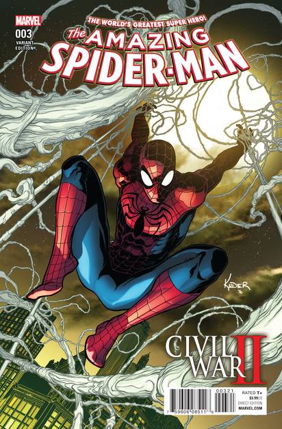 Civil War II Amazing Spider-Man #3 (Campion Variant) (2016)