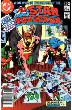 All-Star Squadron #1 [Newsstand]-Fine (5.5 – 7) [Origin of The All-Star Squadron]