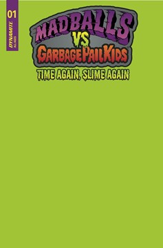 Madballs Vs Garbage Pail Kids Slime Again #1 Cover D Puke Green Blank Authentix
