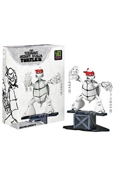 Teenage Mutant Ninja Turtles Black & White Original Sketch Michelangelo Px Action Figure (Net)