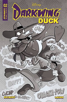 Darkwing Duck #2 Cover J 1 for 20 Incentive Edgar Black & White