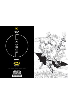 Batman Fortnite Zero Point Batman Day Special Edition #1 Cover B Incentive 1 In 4 Mikel Janin Black & White Variant