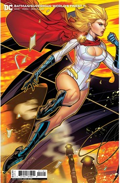 Batman Superman Worlds Finest #11 Cover B Jonboy Meyers Powergirl Connecting Card Stock Variant