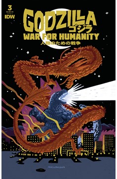 Godzilla The War for Humanity #3 Cover A Maclean