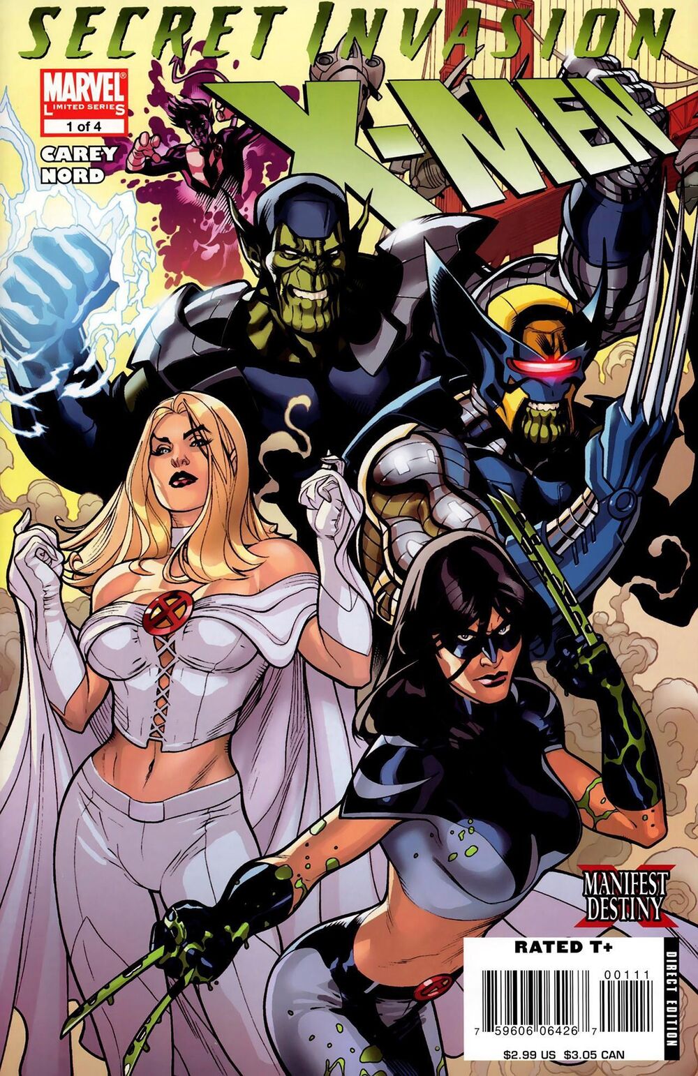 Secret Invasion: X-Men Limited Series Bundle Issues 1-4