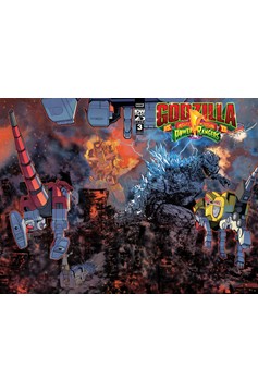 Godzilla Vs. The Mighty Morphin Power Rangers II #3 Cover B Sanchez