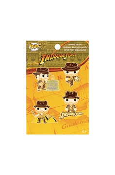 Funko LF Pin Indiana Jones Raiders 4-pack Pin Set 