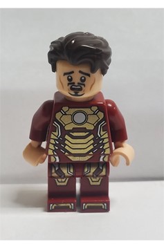 Lego Tony Stark Ironman Mark 42 Minifigure Incomplete Pre-Owned