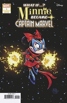 Marvel & Disney What If...? Minnie Became Captain Marvel #1 Skottie Young Variant