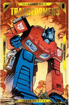 Transformers #1 Tenth Printing Cover A Daniel Warren Johnson & Mike Spicer Optimus Prime Gold Foil Emboss