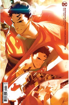 Batman Superman Worlds Finest #14 Cover C Simone Di Meo Superman Card Stock Variant