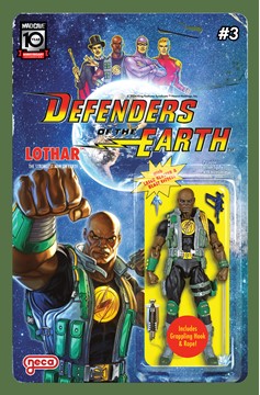 Defenders of the Earth #3&#160;Cover B Djordje Djokovic Action Figure Cover Variant (Of 8)