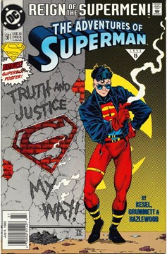 Adventures of Superman #501 [Standard Edition - Newsstand]