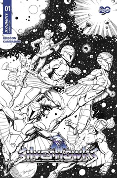 Silverhawks #1 Cover ZR 1 for 10 Incentive Bagley Line Art 