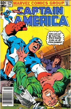 Captain America #279 [Newsstand]-Fine (5.5 – 7)
