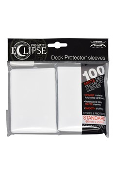 Ultra Pro: Eclipse Matte Standard Sleeves (100 count ) - Arctic White