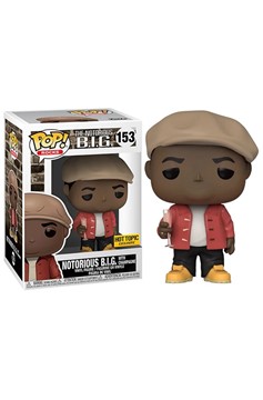 Funko Pop 153 Notorious B.I.G. With Champagne Hot Topic Exclusive