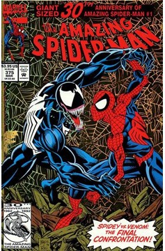 The Amazing Spider-Man #375 [Direct]-Fine (5.5 – 7) [1St App. of Anniversary Weying]