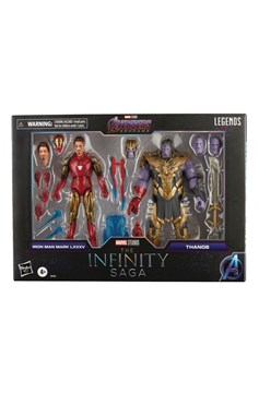 Marvel Legends Infinity Saga Iron Man Mk85 Vs Thanos Action Figure Case 