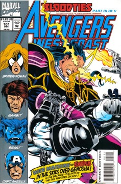 Avengers West Coast #101 [Direct Edition]-Very Fine (7.5 – 9)