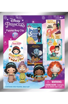 Disney Series 37 Princesses 3D Foam Bag Clip Blind Mystery Bag