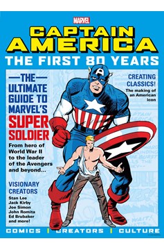 Captain America First 80 Years Soft Cover Newsstand