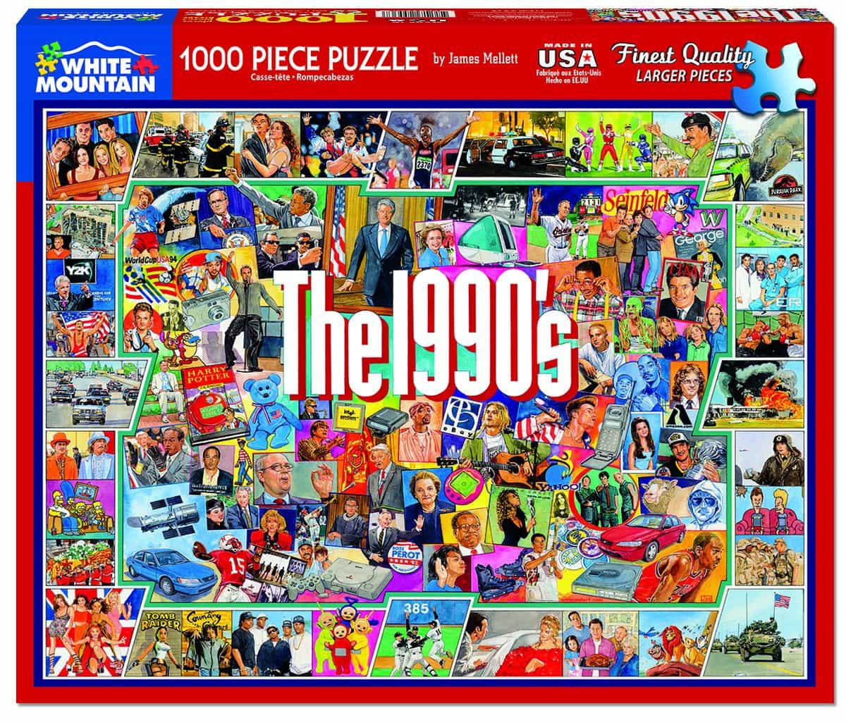 The Nineties 1000 Piece Jigsaw Puzzle