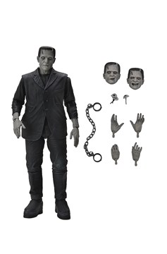 Universal Monsters Frankenstein's Monster Black & White Ultimate 7 Inch Action Figure