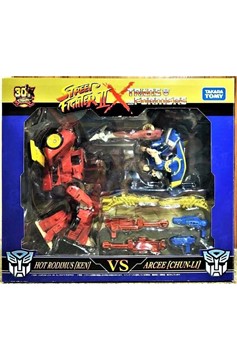 Transformers X Street Fighter Hot Rod (ken) Vs Arcee (Chun-li)