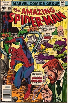 The Amazing Spider-Man #170 [30¢]-Good (1.8 – 3) [Sunbleached Cover]