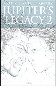 Jupiters Legacy Volume 2 #5 Cover B 1 for 25 Incentive Quitely Sketch
