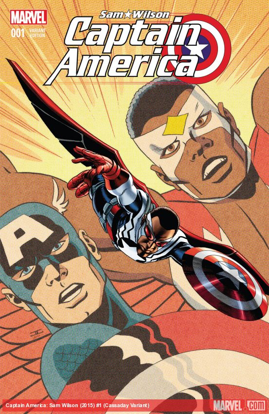 Captain America Sam Wilson #1 (Cassaday Variant) (2015)