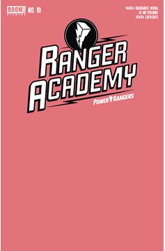 Ranger Academy #10 Cover B Pink Blank Sketch Variant