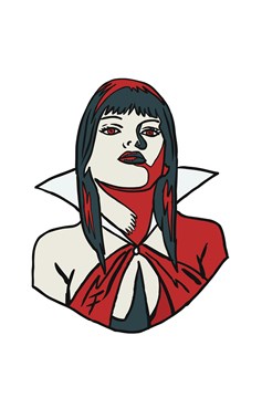 Red Sonja Vampirella Betty Veronica Vampirella Enamel Pin